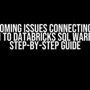 Overcoming Issues Connecting from PyCharm to Databricks SQL Warehouse: A Step-by-Step Guide